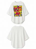 White Half Tee - YOU THINK! Tee