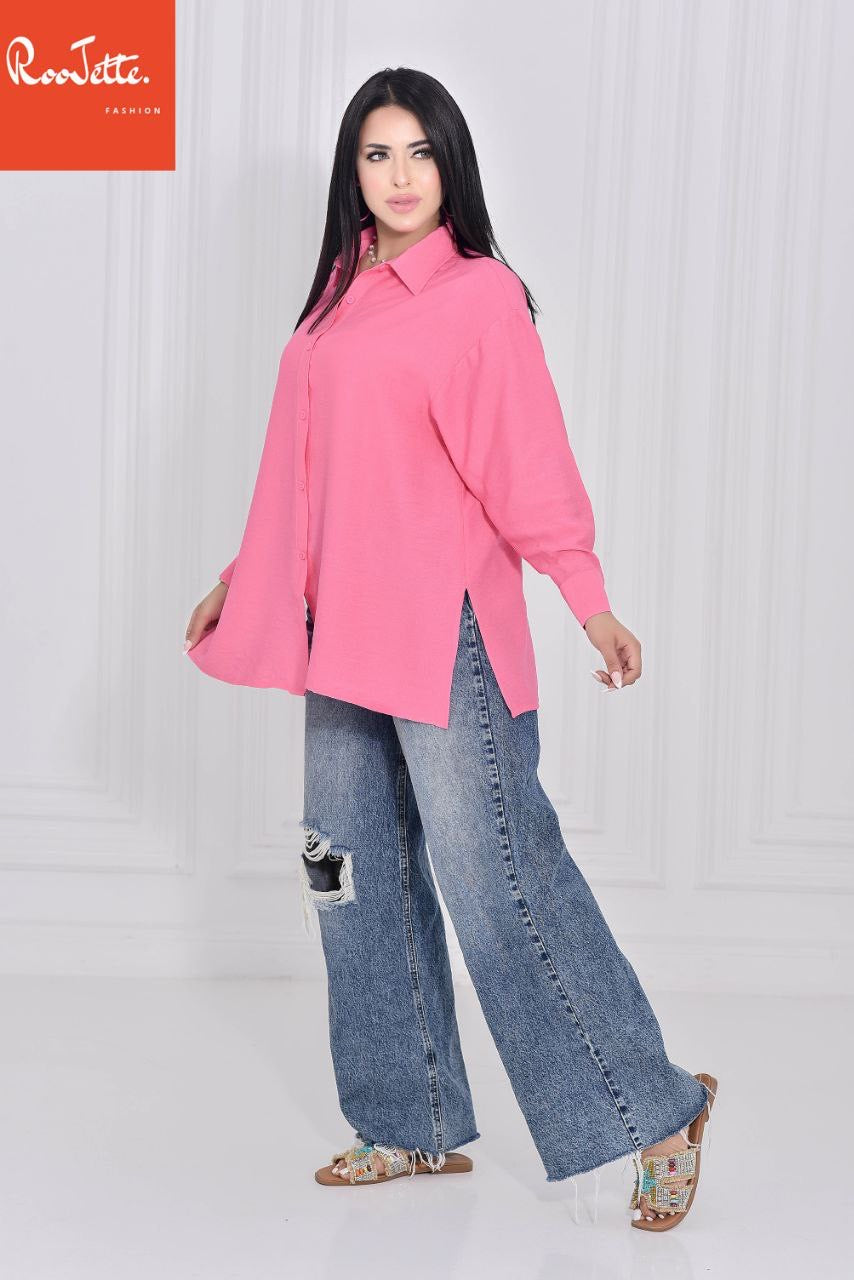 Pink OverSized Chemise