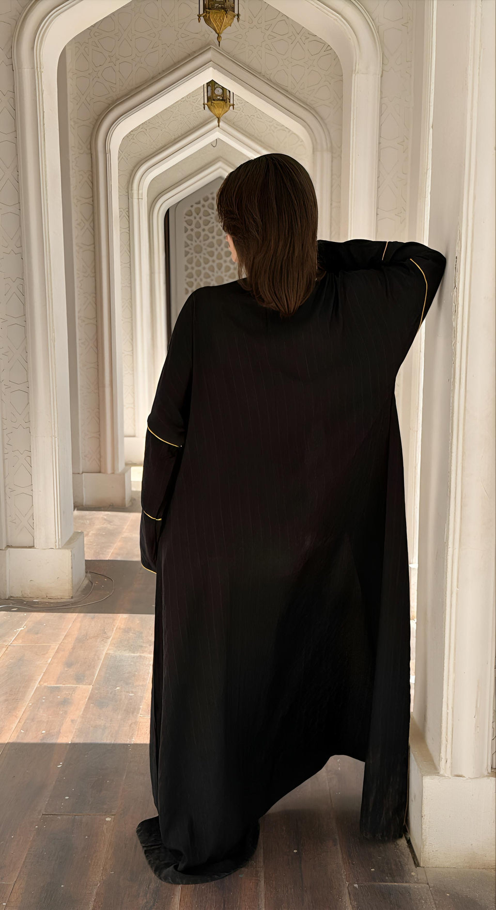 Black x gold Kaftan