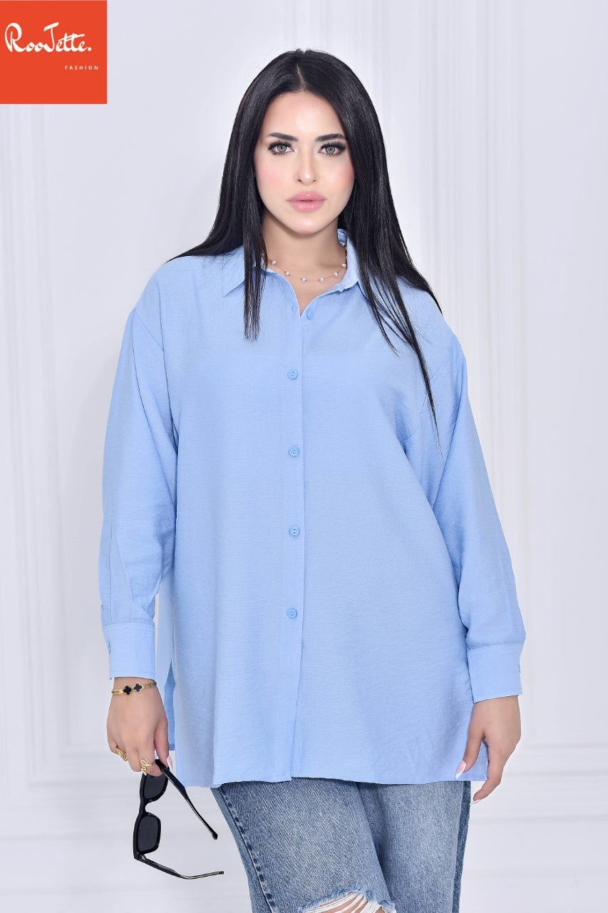 Baby Blue OverSized Chemise