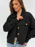 Black cropped jacket