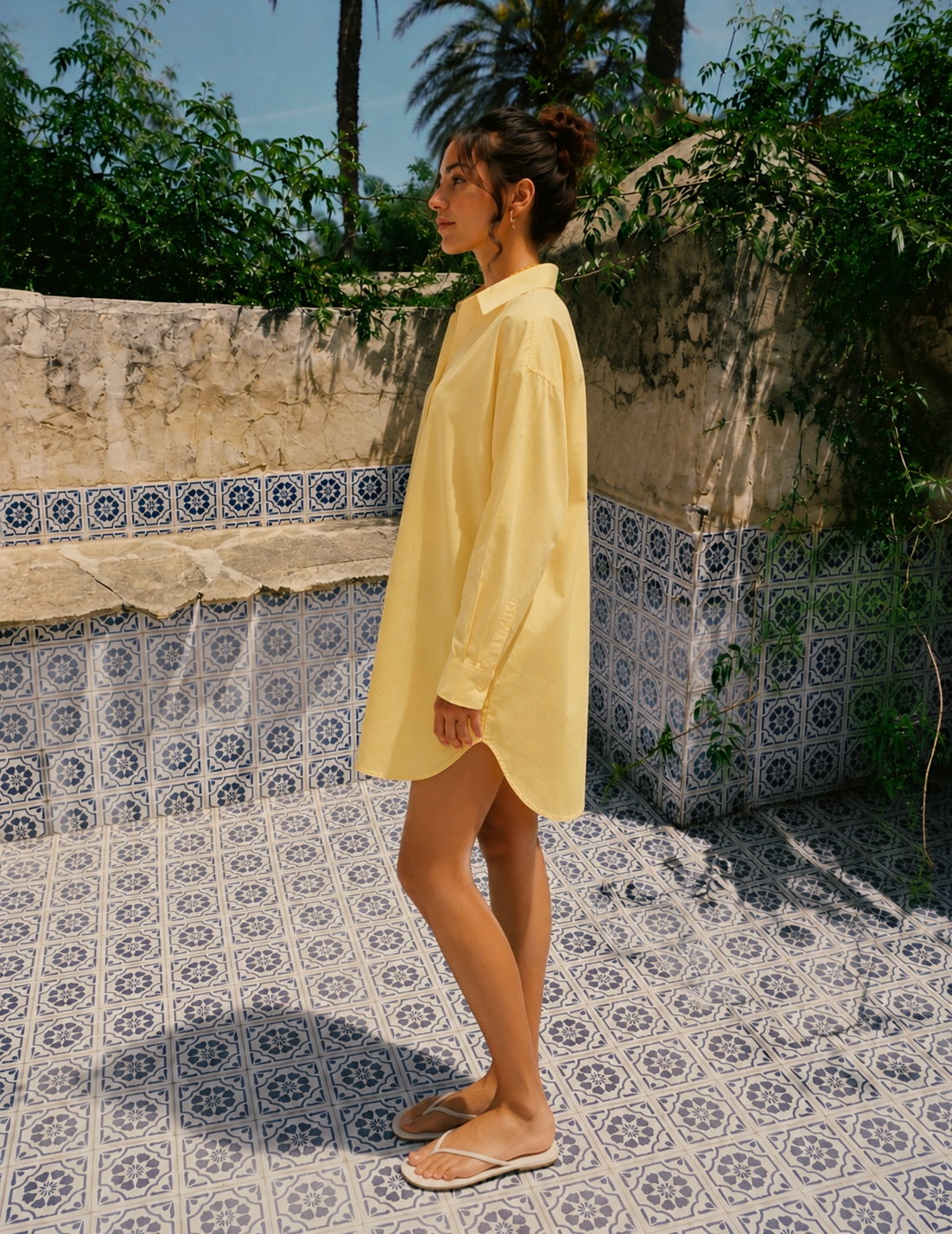 Yellow Poplin Shirt