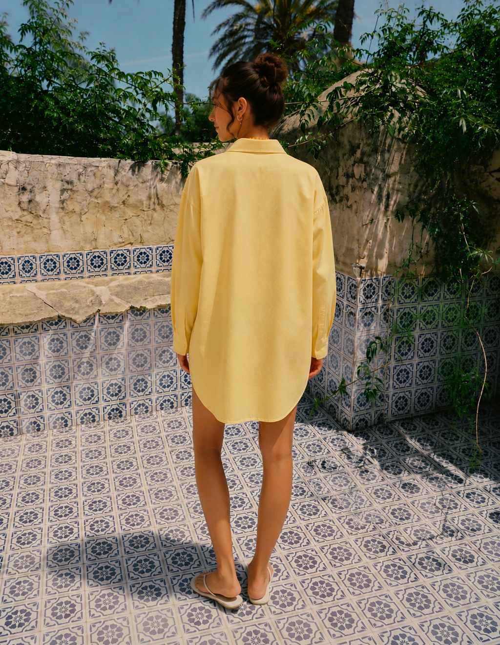Yellow Poplin Shirt
