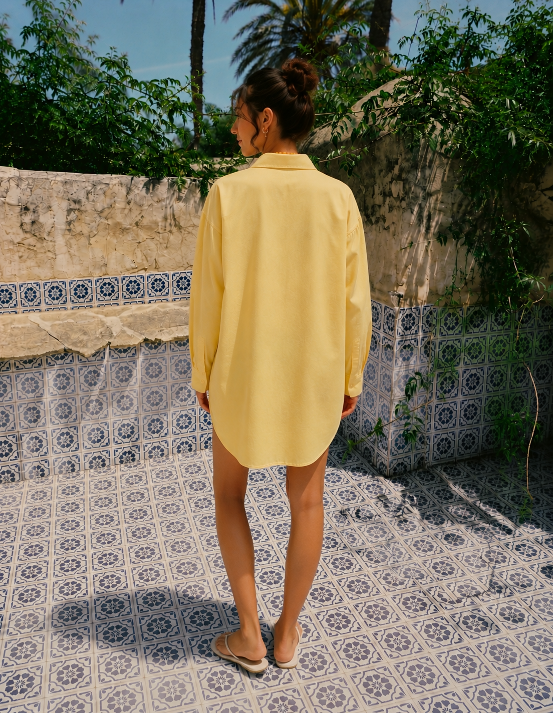 Yellow Poplin Shirt