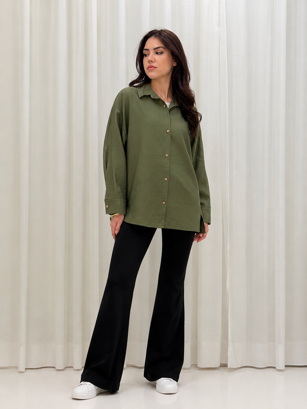 Green OverSized Chemise