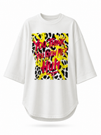 White Half Tee - YOU THINK! Tee