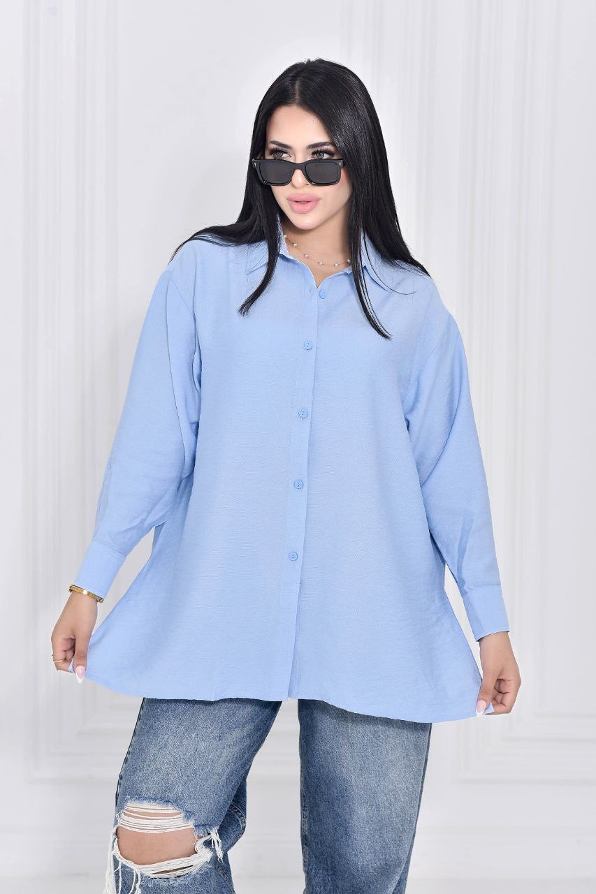 Baby Blue OverSized Chemise