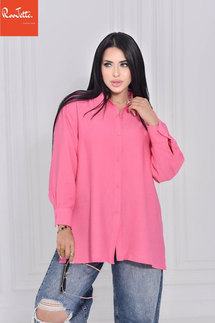 Pink OverSized Chemise