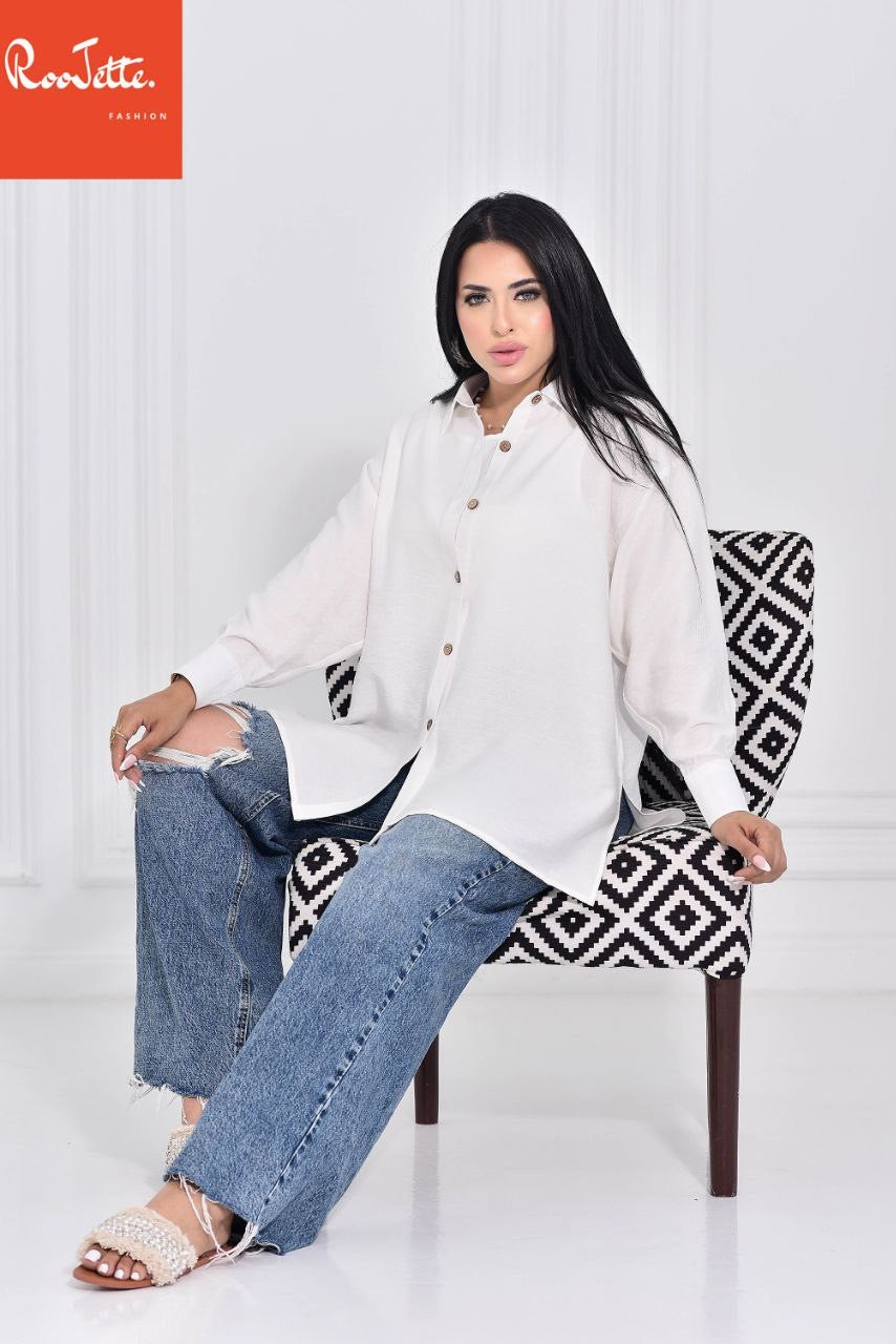 White OverSized Chemise