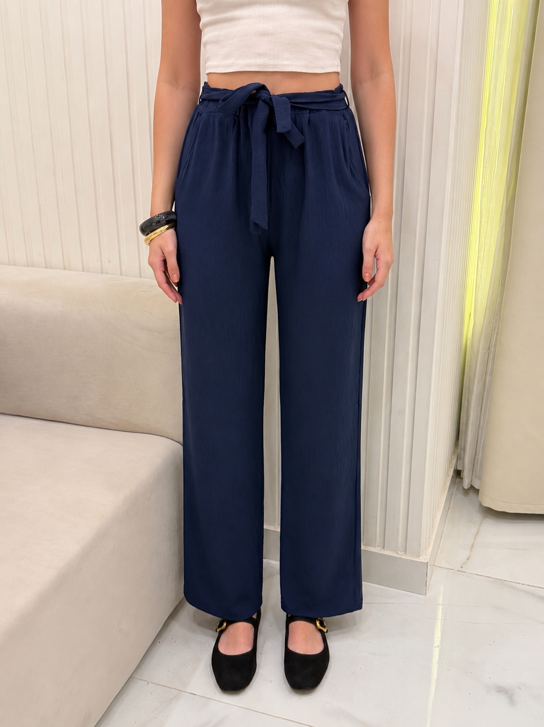 Blue Basic Cy Pants