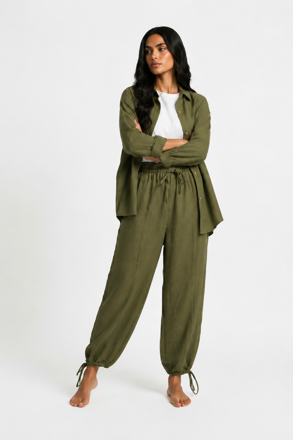 Olive baloon pants 🫒