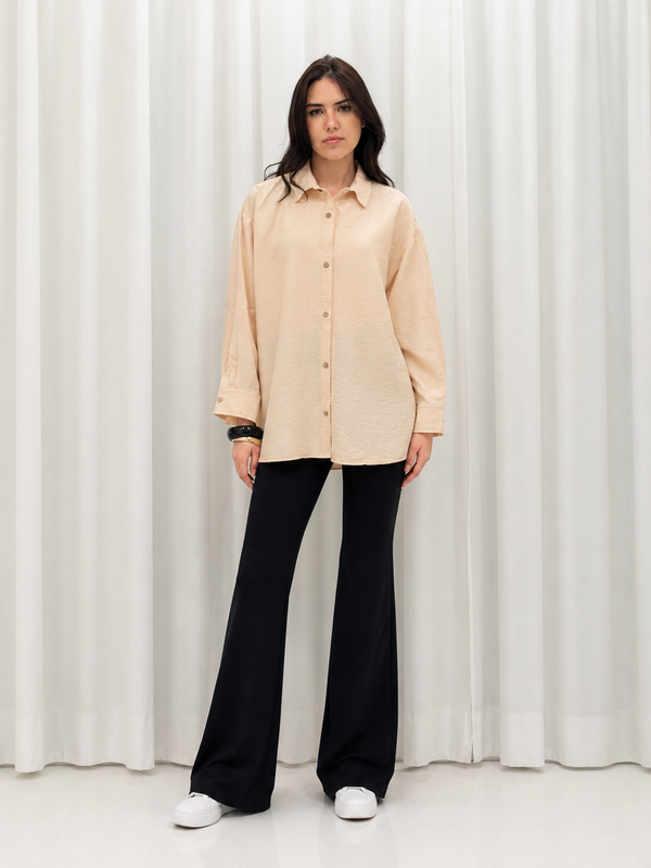 Beige OverSized Chemise