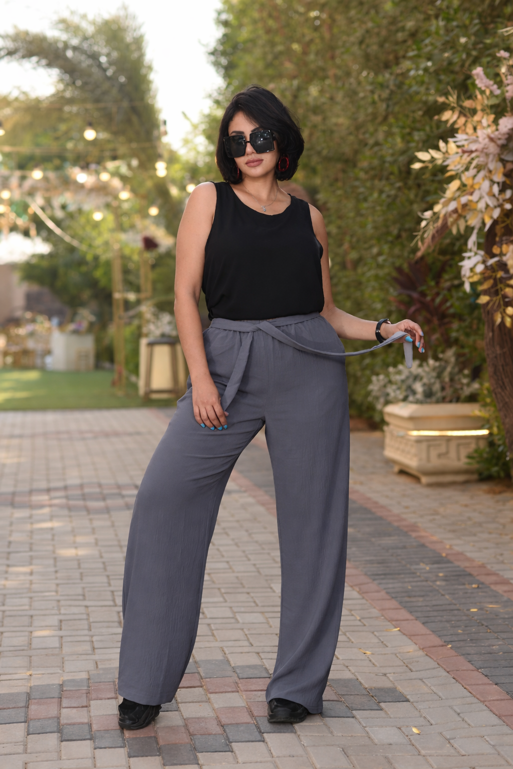 Grey Basic Cy Pants