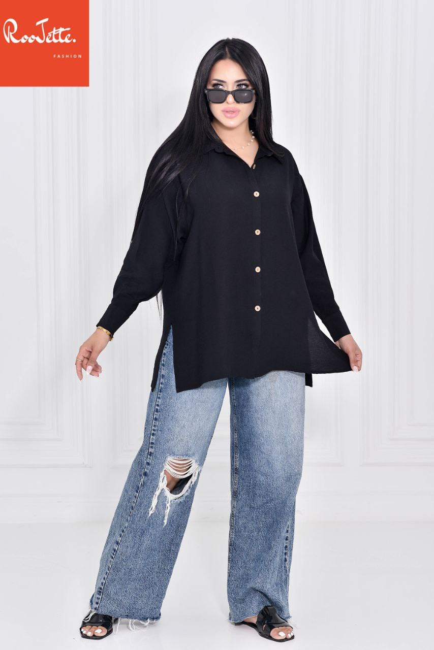 Black OverSized Chemise