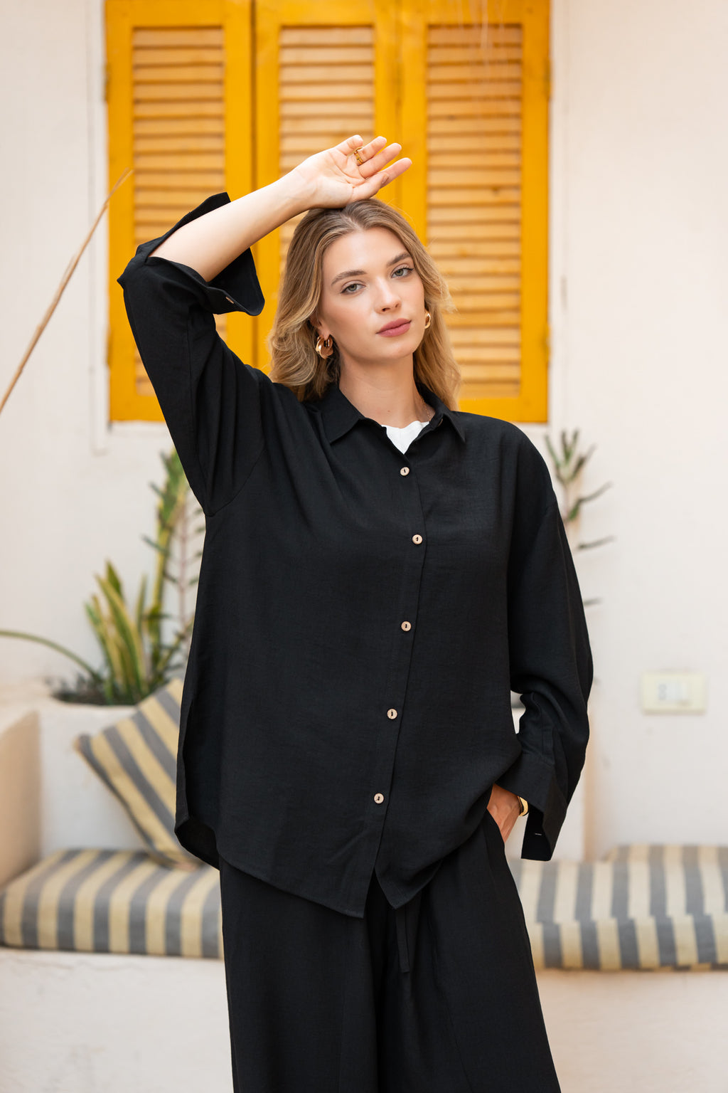 Black OverSized Chemise