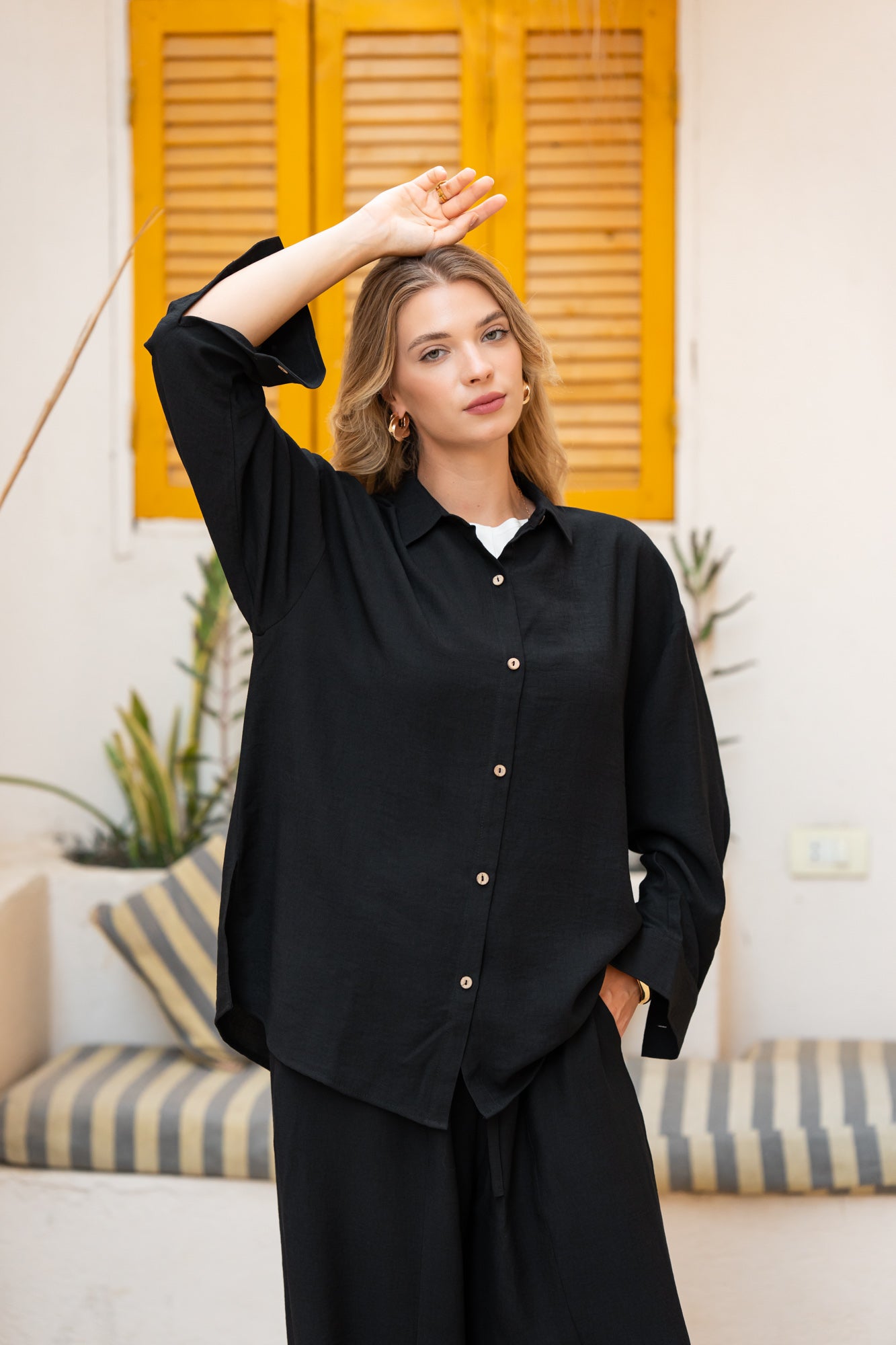 Black OverSized Chemise