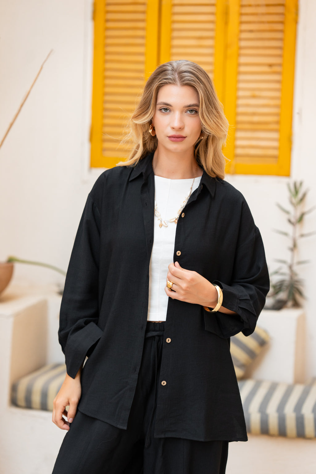 Black OverSized Chemise