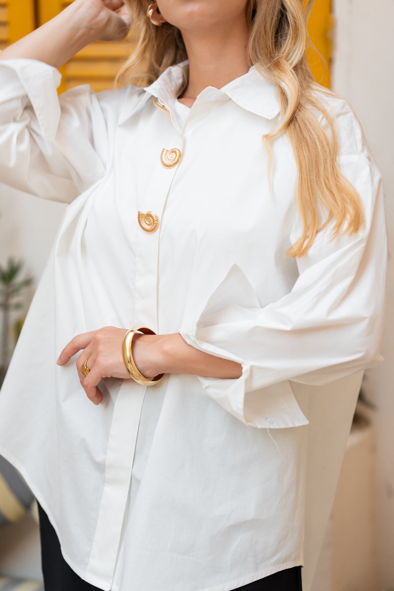 White Poplin Essential Chemise