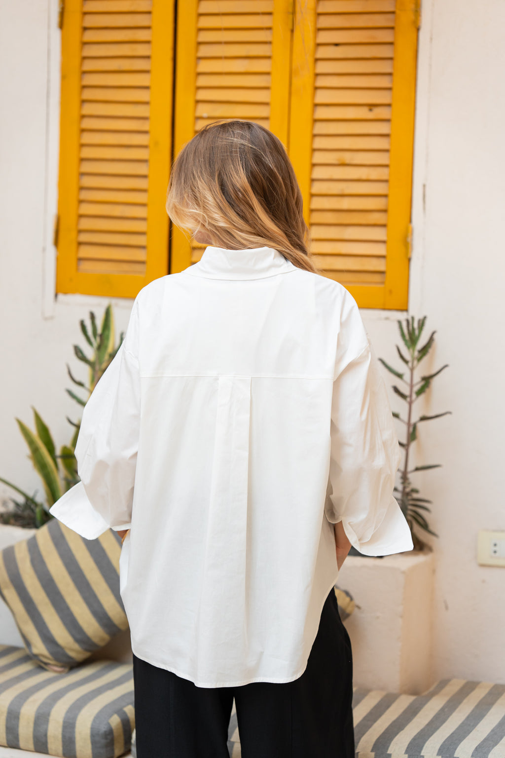 White Poplin Essential Chemise