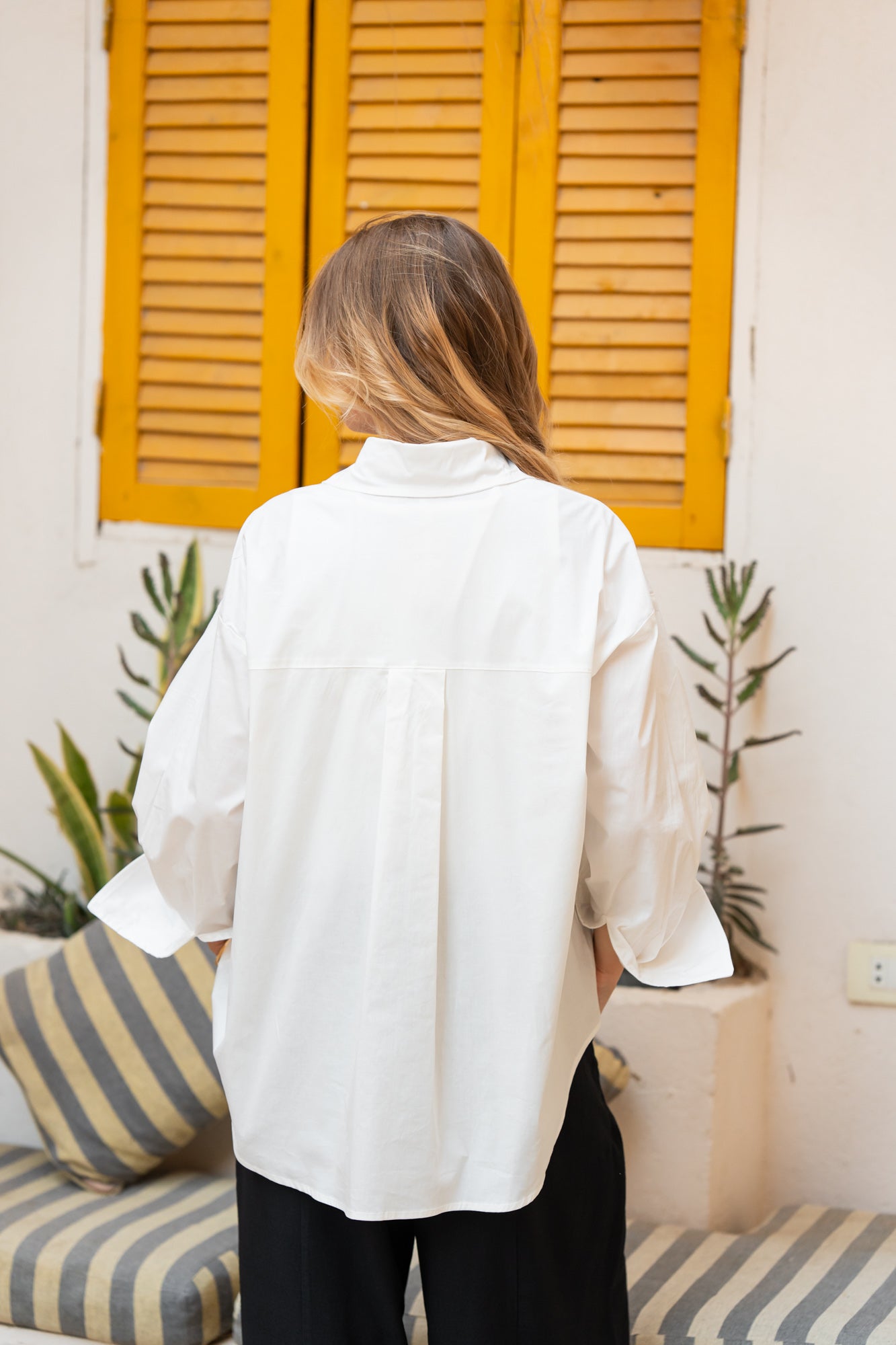 White Poplin Essential Chemise