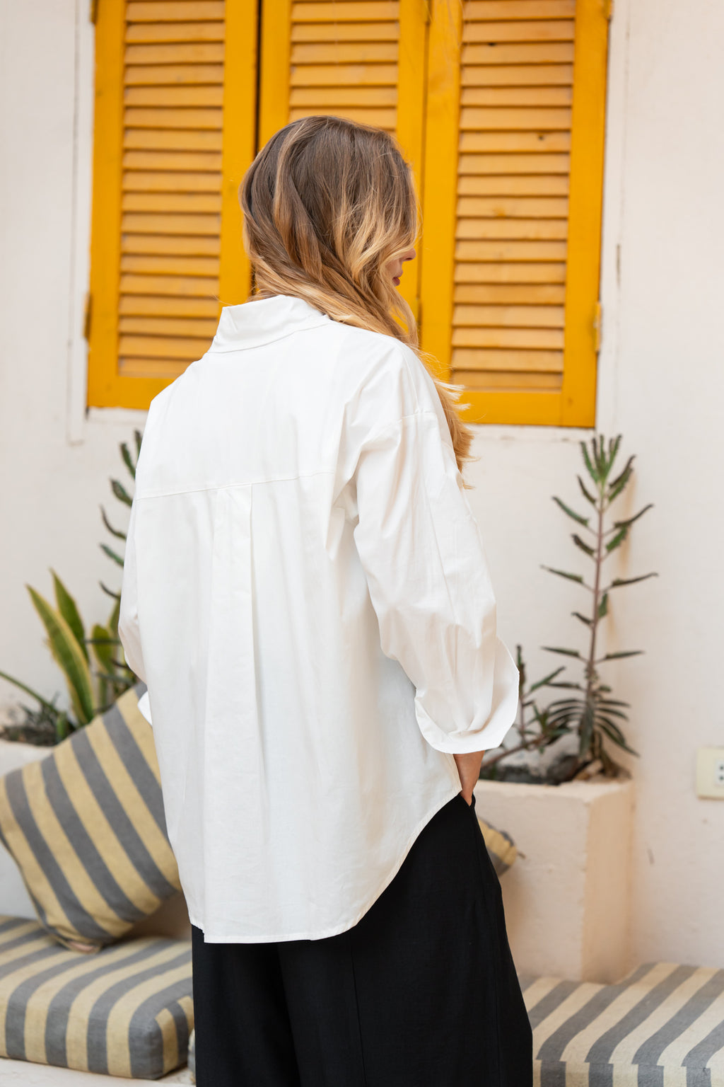 White Poplin Essential Chemise
