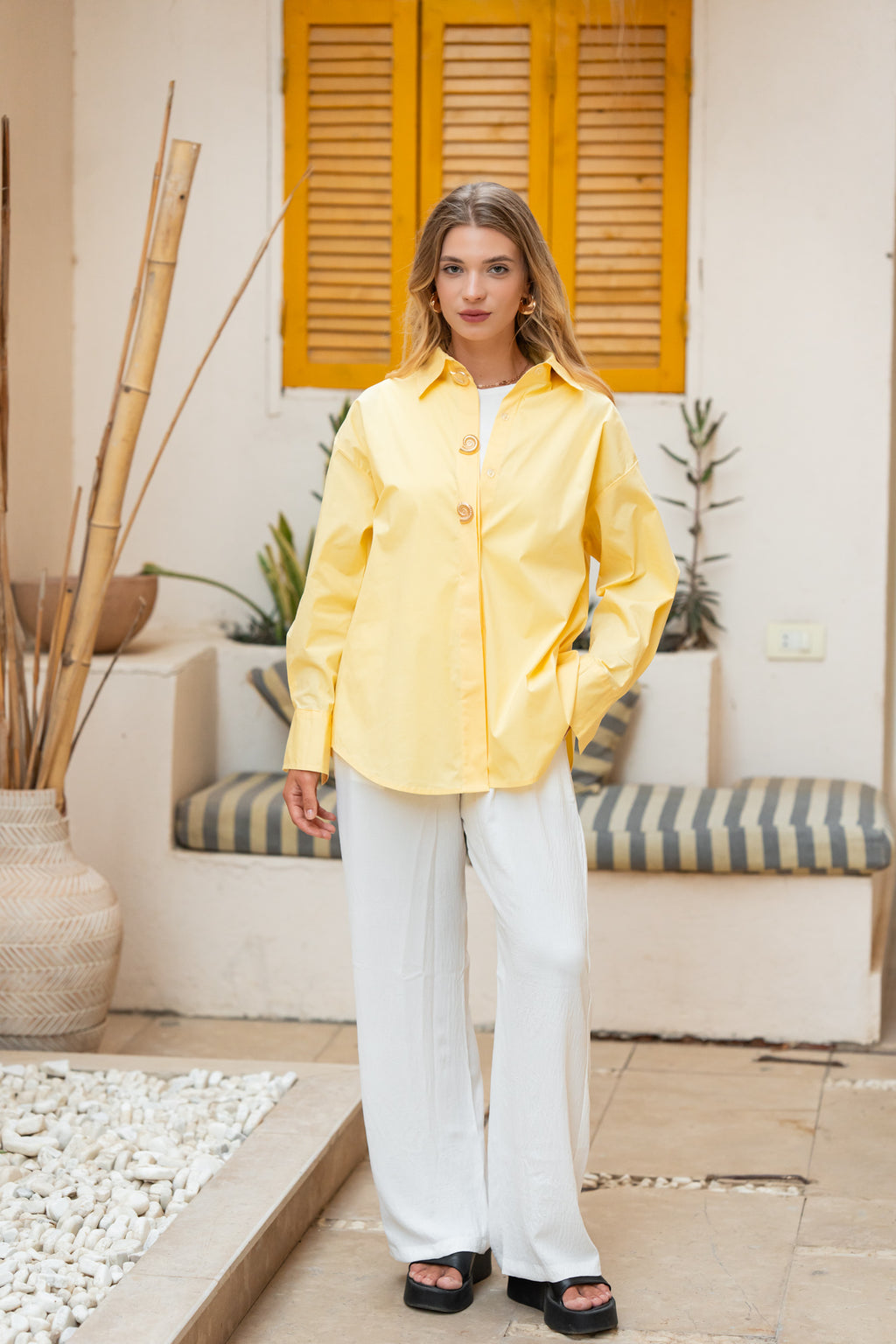 Pastel Yellow Chemise