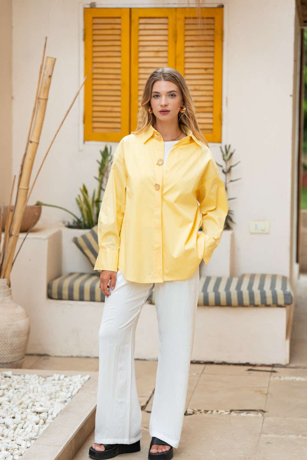 Pastel Yellow Chemise