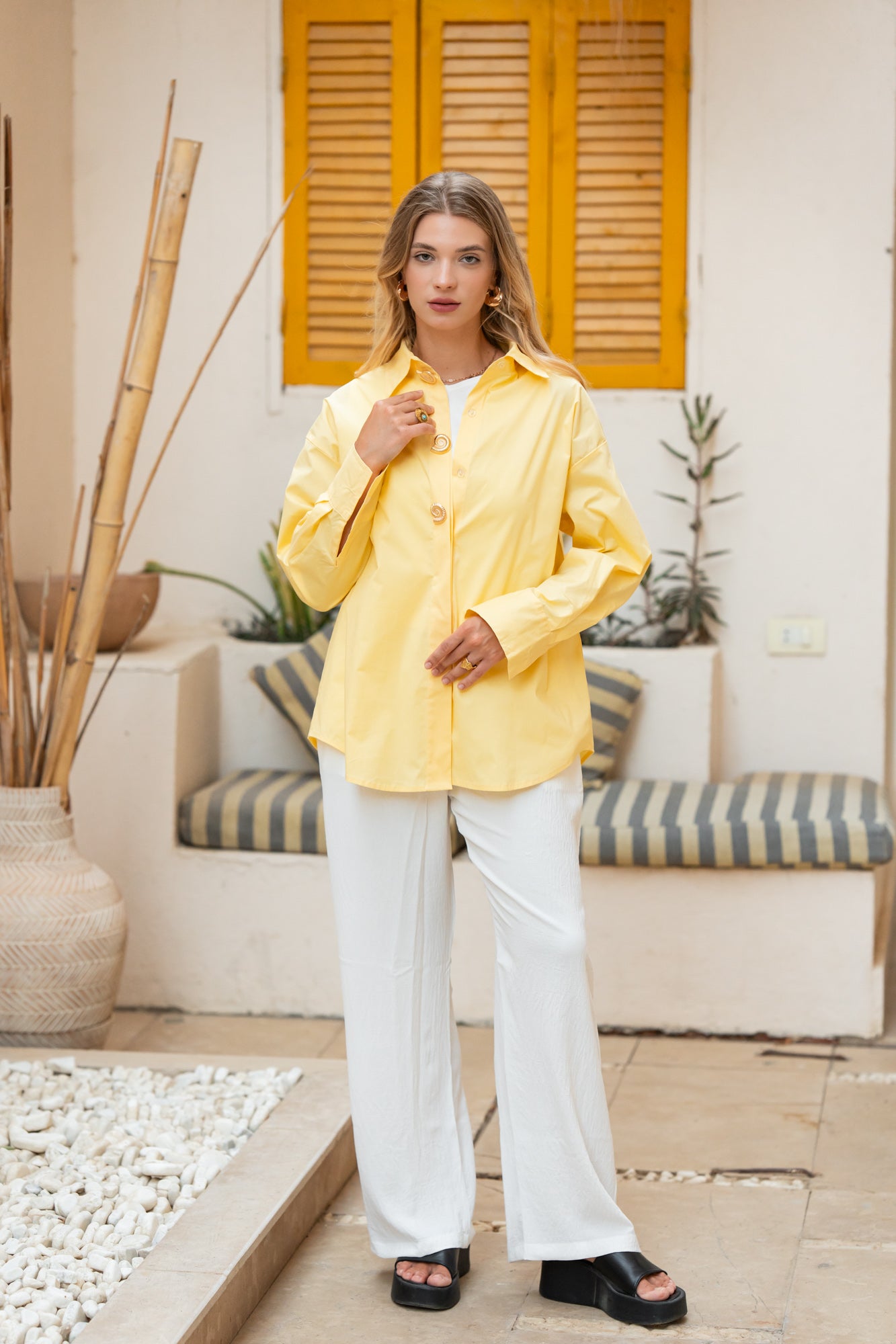 Pastel Yellow Chemise