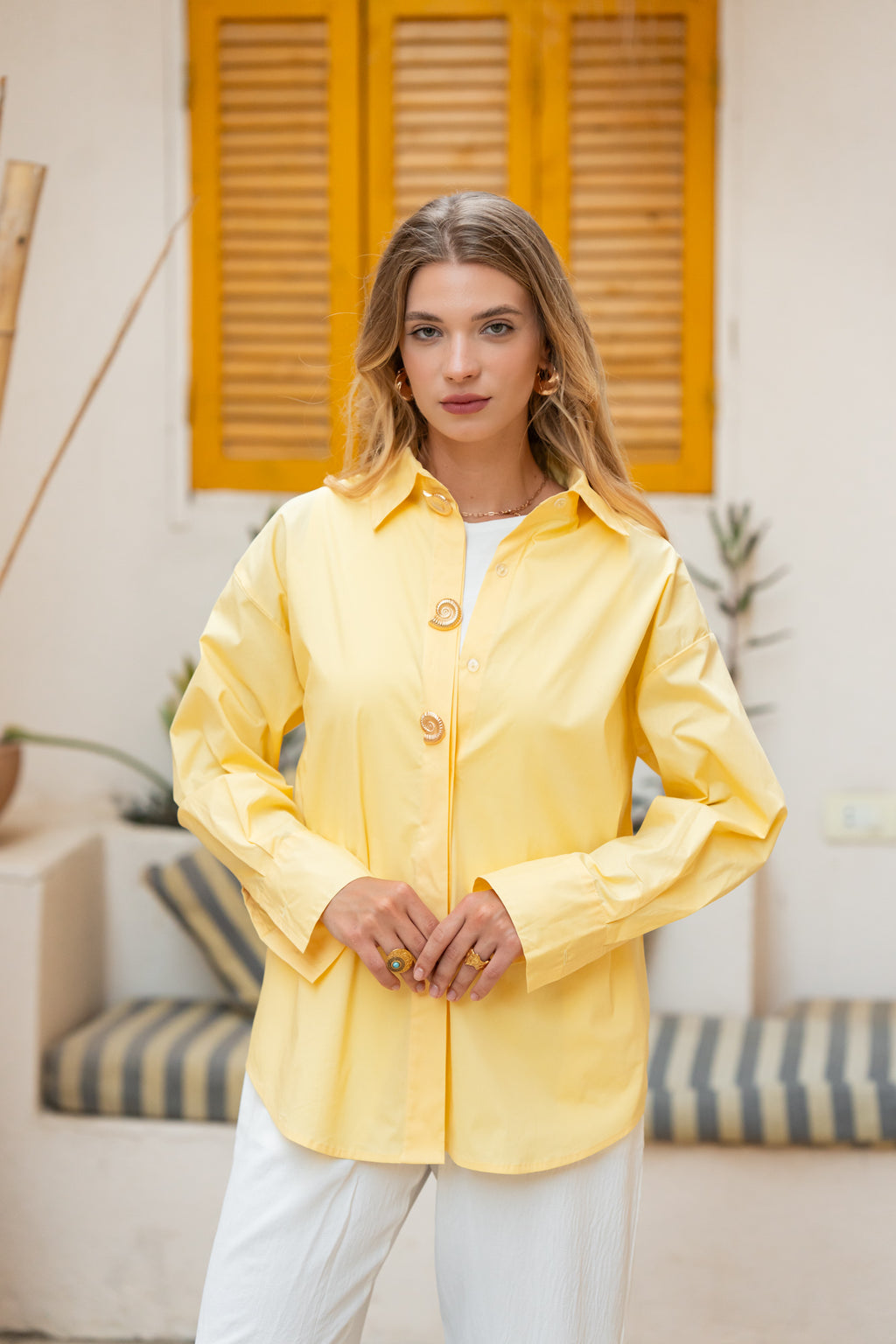 Pastel Yellow Chemise