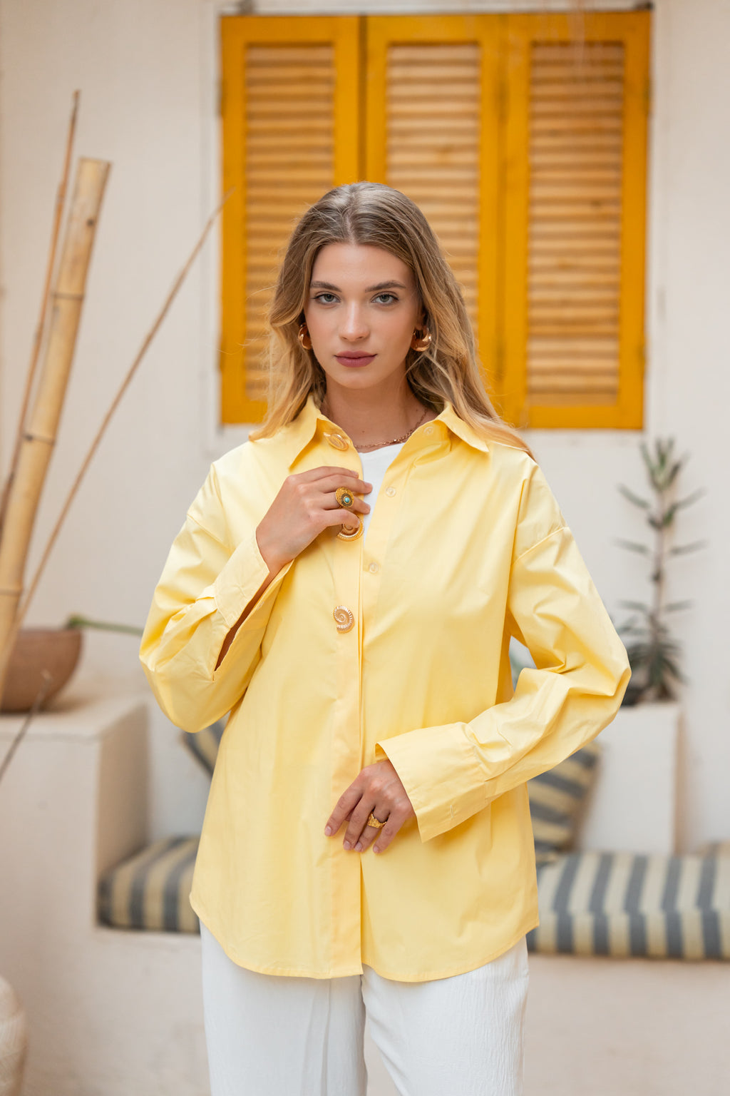 Pastel Yellow Chemise