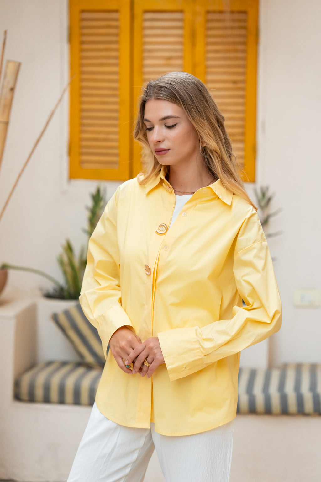 Pastel Yellow Chemise