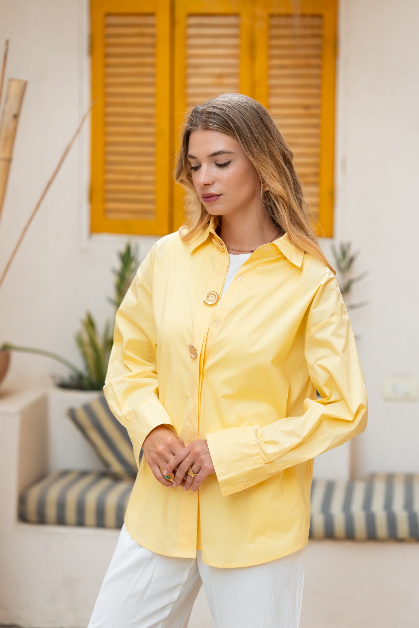 Pastel Yellow Chemise