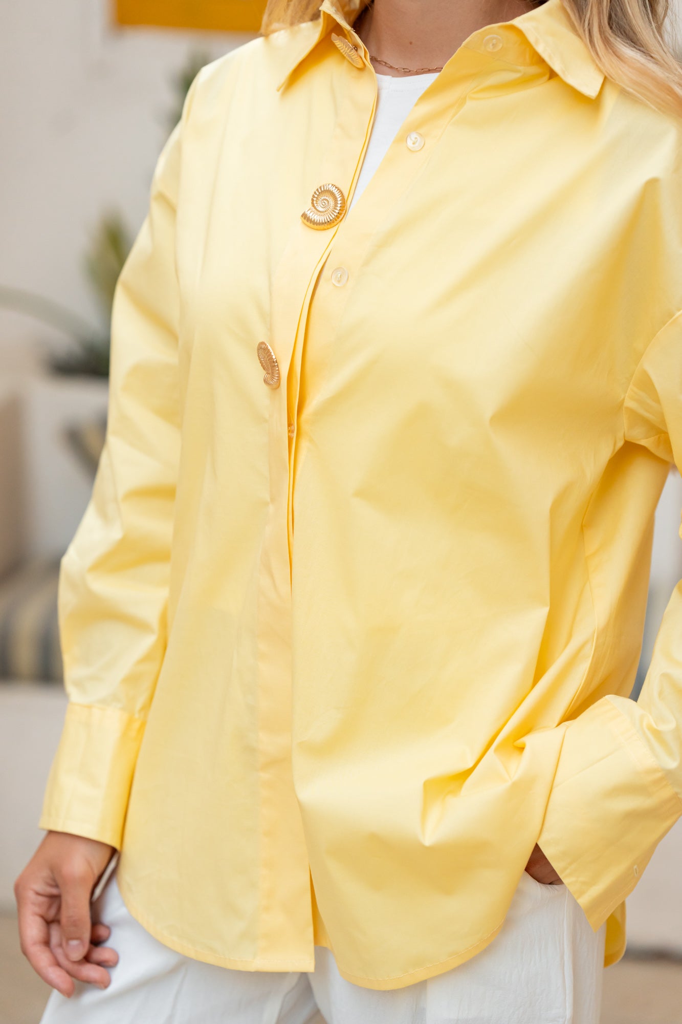 Pastel Yellow Chemise
