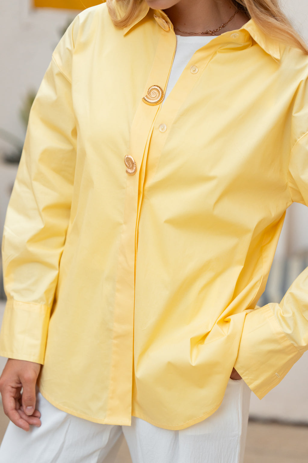 Pastel Yellow Chemise
