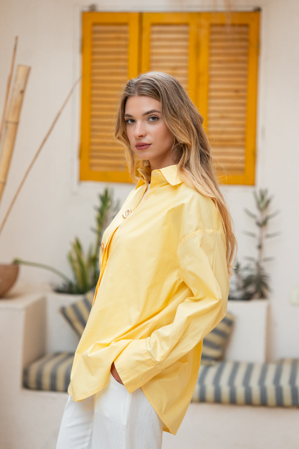 Pastel Yellow Chemise