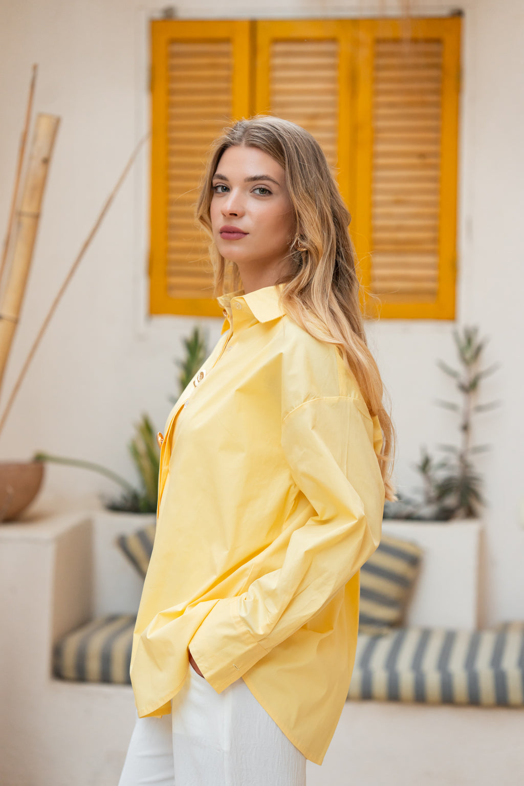 Pastel Yellow Chemise