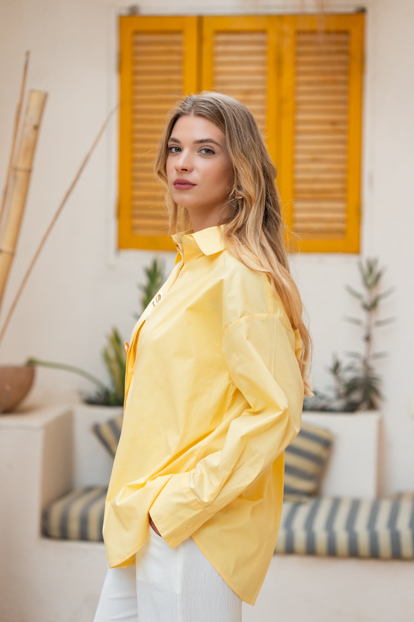 Pastel Yellow Chemise