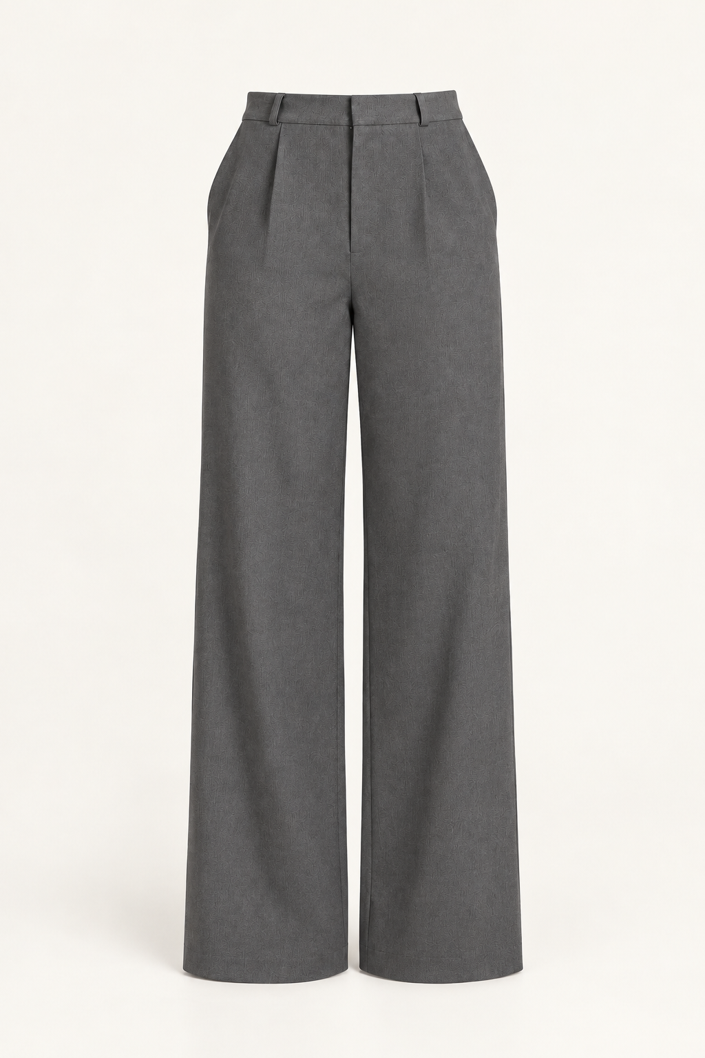 Formal Wide Leg Trousers (Grey)