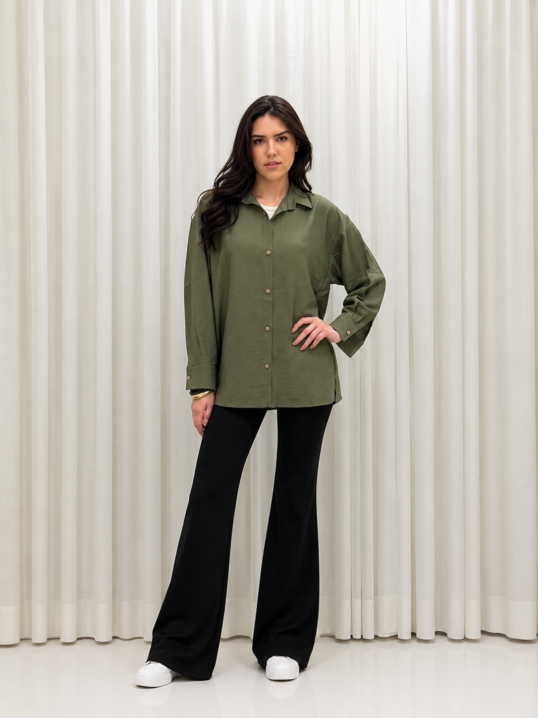 Green OverSized Chemise