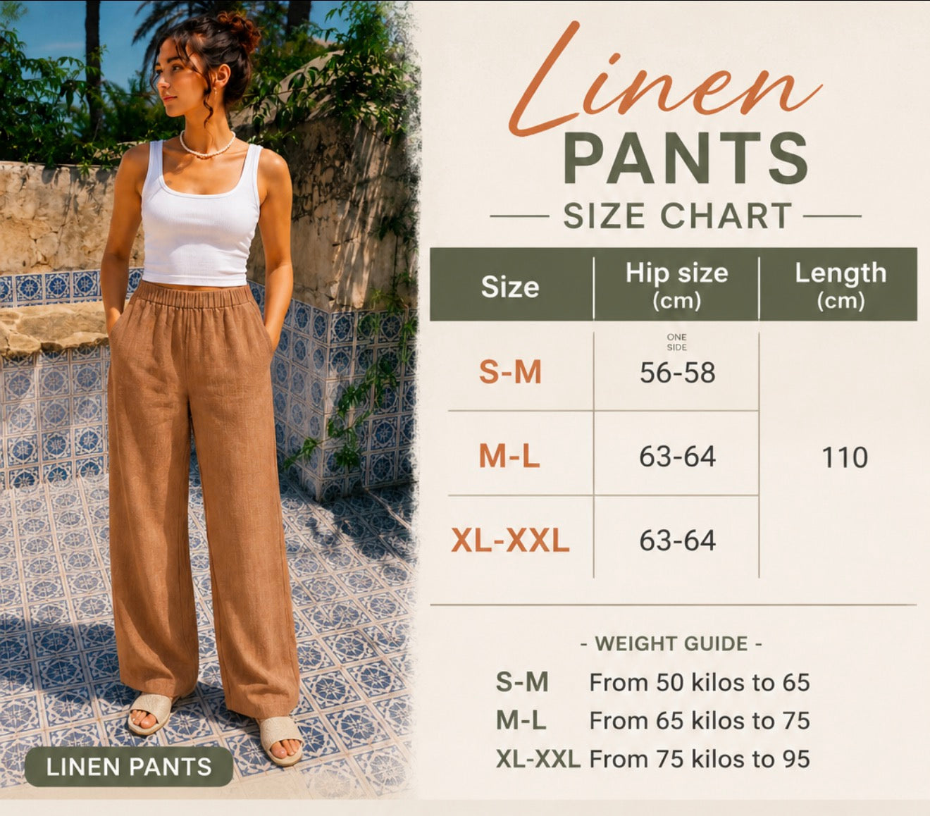Linen Pants (Green)