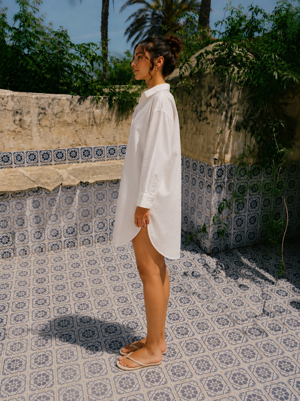 White Poplin Shirt