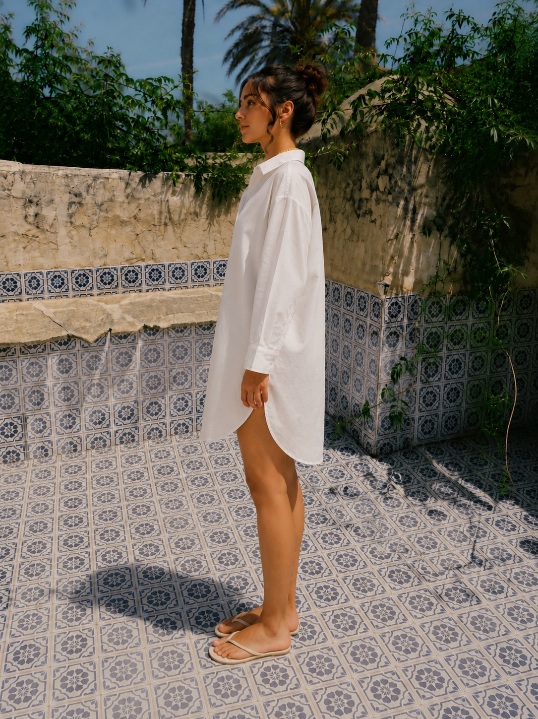 White Poplin Shirt