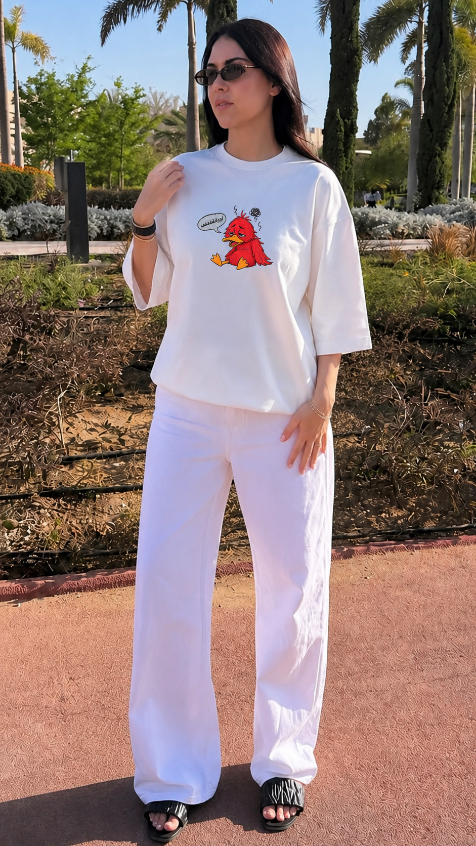 UFFF white Half tee