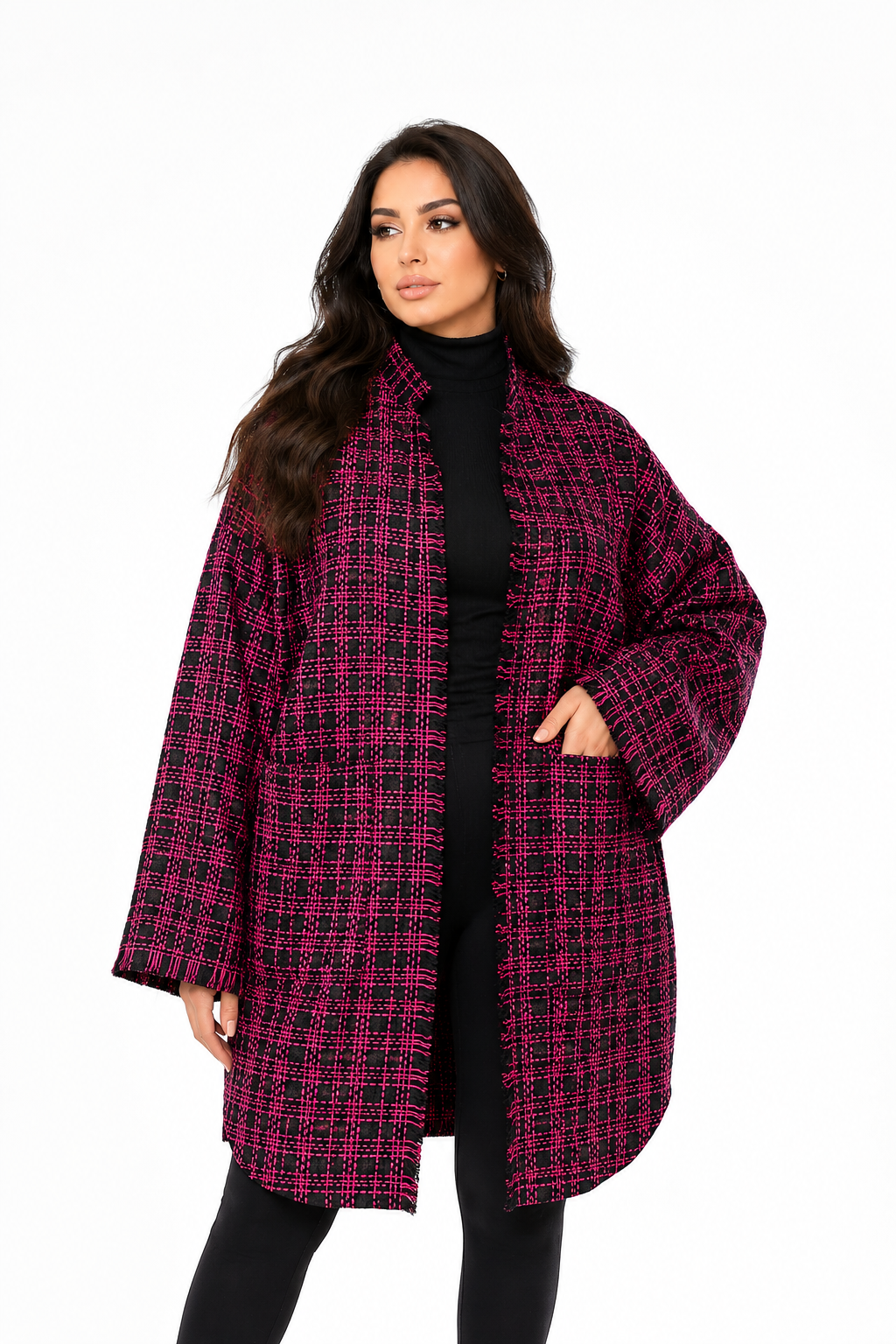 Pink-Noir Coat