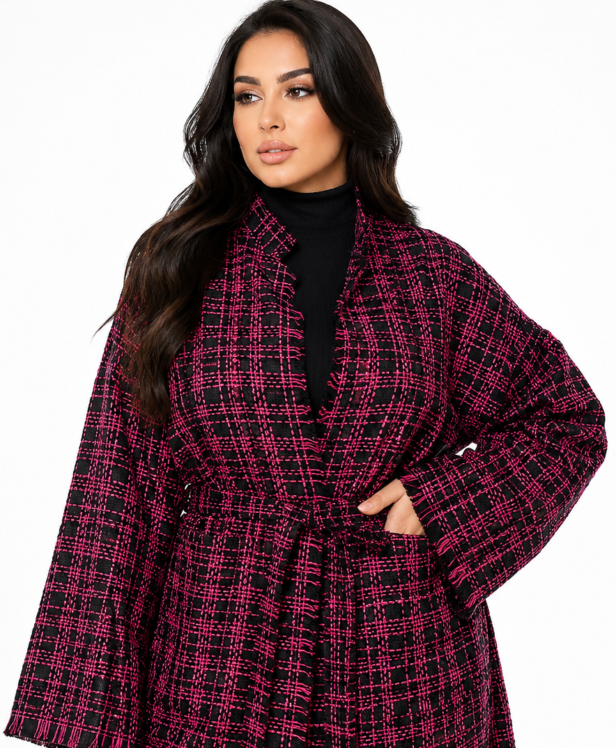 Pink-Noir Coat